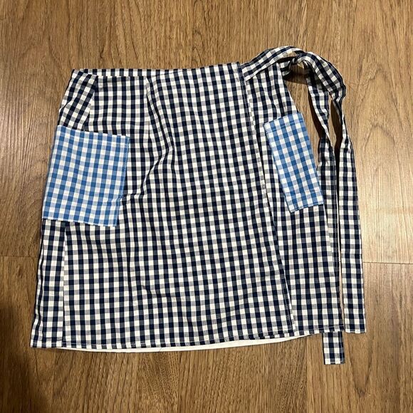 CARTOLINA NANTUCKET The Annabelle Gingham Wrap Skirt size Xs NWT - Picture 2 of 7